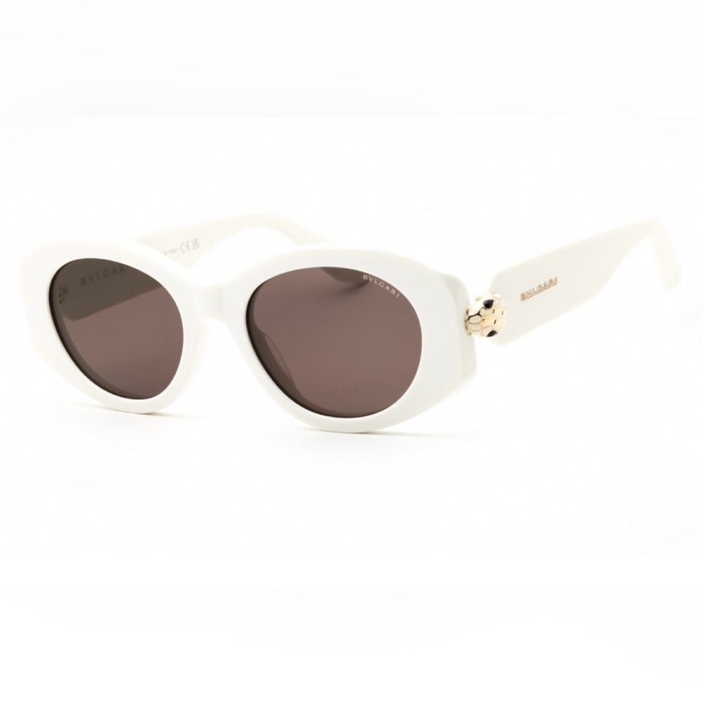 Bvlgari Ivory Serpenti Oval Sunglasses (NWT)